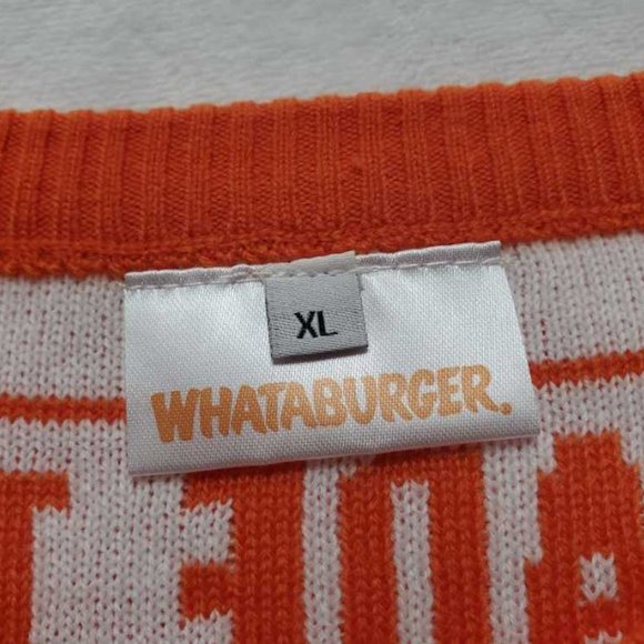 New men's L  Whataburger ugly Christmas sweater - Picture 3 of 7